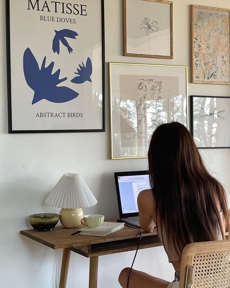 At the desk, optimizing campaigns